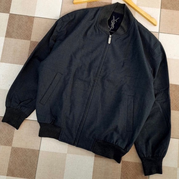 Yves Saint Laurent Other - Vintage Yves Saint Laurent Black Bomber Jacket